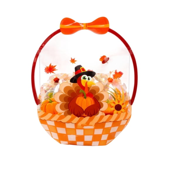 Thanksgiving Treat Candy Bag, 20 Pack, Thanksgiving Decor with Turkey Fall Design for Student Party Favors