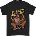 thumbnail image 1 of Thanksgiving Turkey American Football Graphic T-Shirt, USA Holiday Game Day Tee for Men & Women, 1 of 2