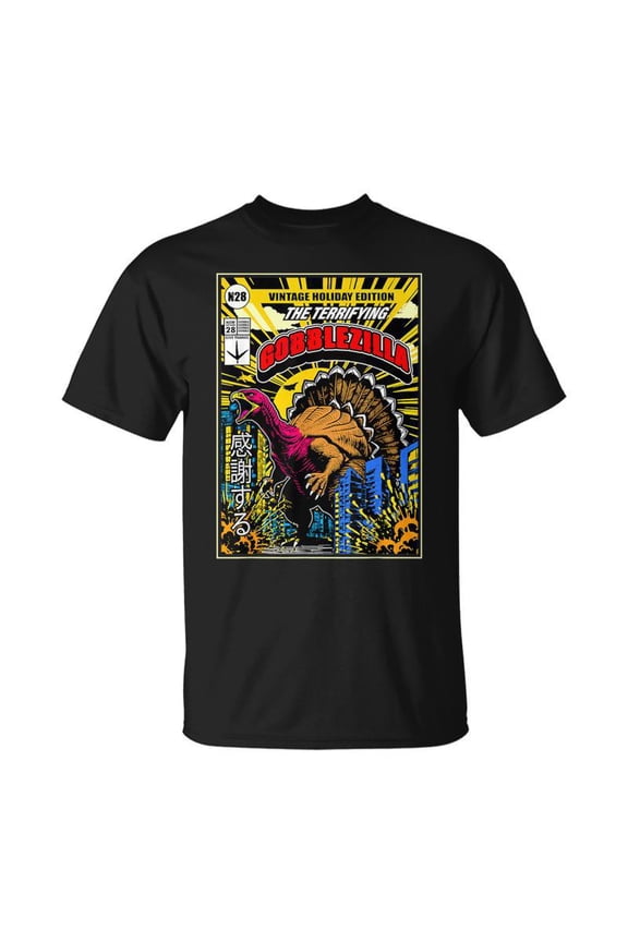 Thanksgiving Turkey Day Gobblezilla Gobble Wobble TShirt