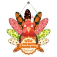 thumbnail image 1 of Thanksgiving Turkey Door Hanging with Rope Attachment, Autumn Welcome Porch Decoration with Cute Turkey Design, Seasonal Front Door Decor for Fall Celebrations, 1 of 5