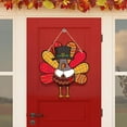 thumbnail image 1 of Thanksgiving Turkey Door Sign Decorations, Fall Welcome Wooden Hanging Sign, Give Thanks Wood Vintage Pumpkin Rustic Autumn Harvest Wall Plaque Wreath Hanger Decor for Home Yard Porch, 1 of 8