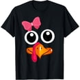 thumbnail image 1 of Thanksgiving Turkey Face Cute Mens T-Shirt, 1 of 7