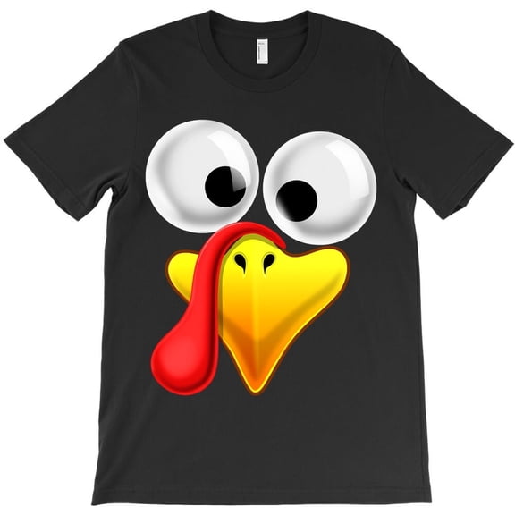 Thanksgiving Turkey Face, Funny Matching Family Costume Gift Kids H9558 T-Shirt, for Men and Women, Up to Size 5XL
