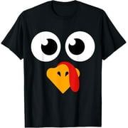 NOOZUO Thanksgiving Turkey Face Matching Family Costume Cute T-Shirt