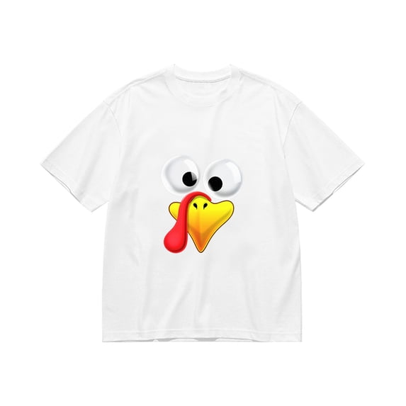 Thanksgiving Turkey Face Matching Family Costume Gift Kids T-Shirt, OdeJous M