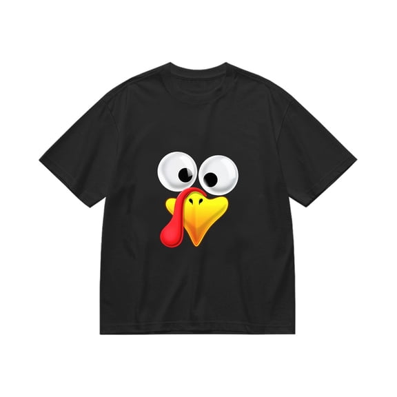 Thanksgiving Turkey Face Matching Family Costume Gift Kids T-Shirt, OdeJous S