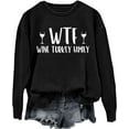 thumbnail image 1 of Thanksgiving Turkey Family Sweatshirt Women Funny Thanksgiving Day Shirts Fall Casual Crew Neck Long Sleeve Pullover, 1 of 1