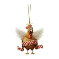 thumbnail image 1 of Thanksgiving Turkey Hanging Ornament, Fall Harvest Decor, Christmas Tree Ornament, Holiday Hanging Decoration for Home, Mantel, Tabletop, Seasonal Thanksgiving and Christmas Decor, 1 of 3