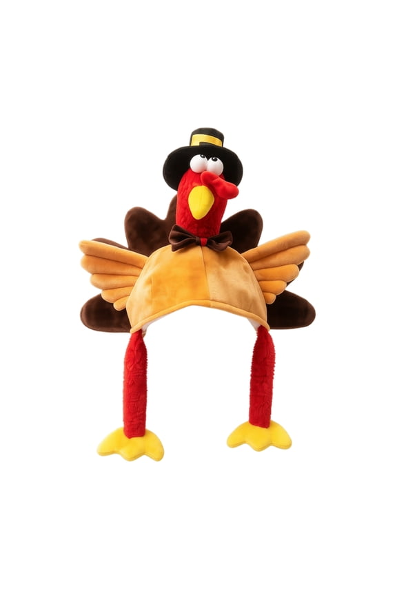 Thanksgiving Turkey Hat 1pcs Novelty Turkey Headwear for Fall Dress Up Party Marathon Carnival Party Halloween Thanksgiving Cosplay