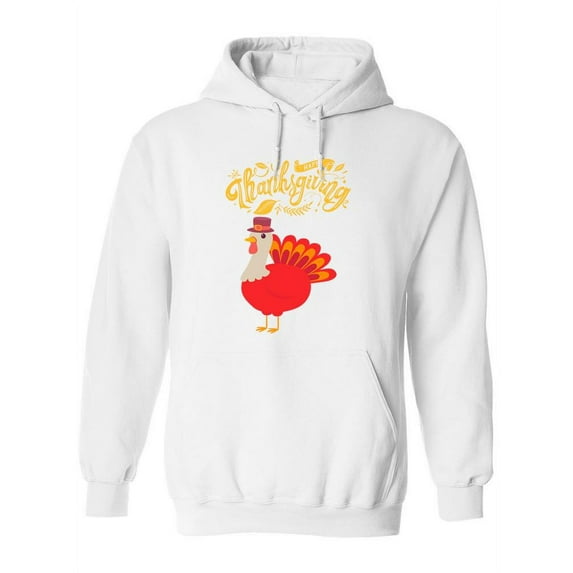 Thanksgiving Turkey Hoodie Women -SPIdeals Designs, Female Large