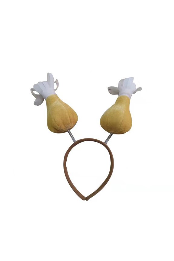 Thanksgiving Turkey Leg Headband Festive Holiday Party Hair Accessory for Celebration Events