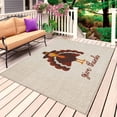 thumbnail image 1 of Thanksgiving Turkey Outdoor Rug 4x6 Ft, Non Slip Washable Area Rug, Give Thanks Fall Farmhouse Patio Rugs Carpet Runner, Large Floor Mat for Indoor/Outdoor Deck Porch Camping, 1 of 8