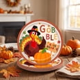 thumbnail image 1 of Thanksgiving Turkey Paper Plates, 20 Pack Disposable Party Tableware for Holiday Dinner Buffet Family Gathering and Fall Celebrations, 1 of 6