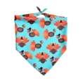 thumbnail image 1 of Thanksgiving Turkey Print Fall Dog Bandana with Adjustable Tie, 1 Pack, Light Blue, for Small Dogs and Cats, 1 of 7
