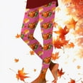 thumbnail image 1 of Thanksgiving Turkey Pumpkin Print High Waisted Tight Comfortable Breathable Sports Leggings For Women plus Size Galaxy Leggings for Women 3x Comfy Clothes for Women Warm Yoga Shorts Dark Pants Women, 1 of 4