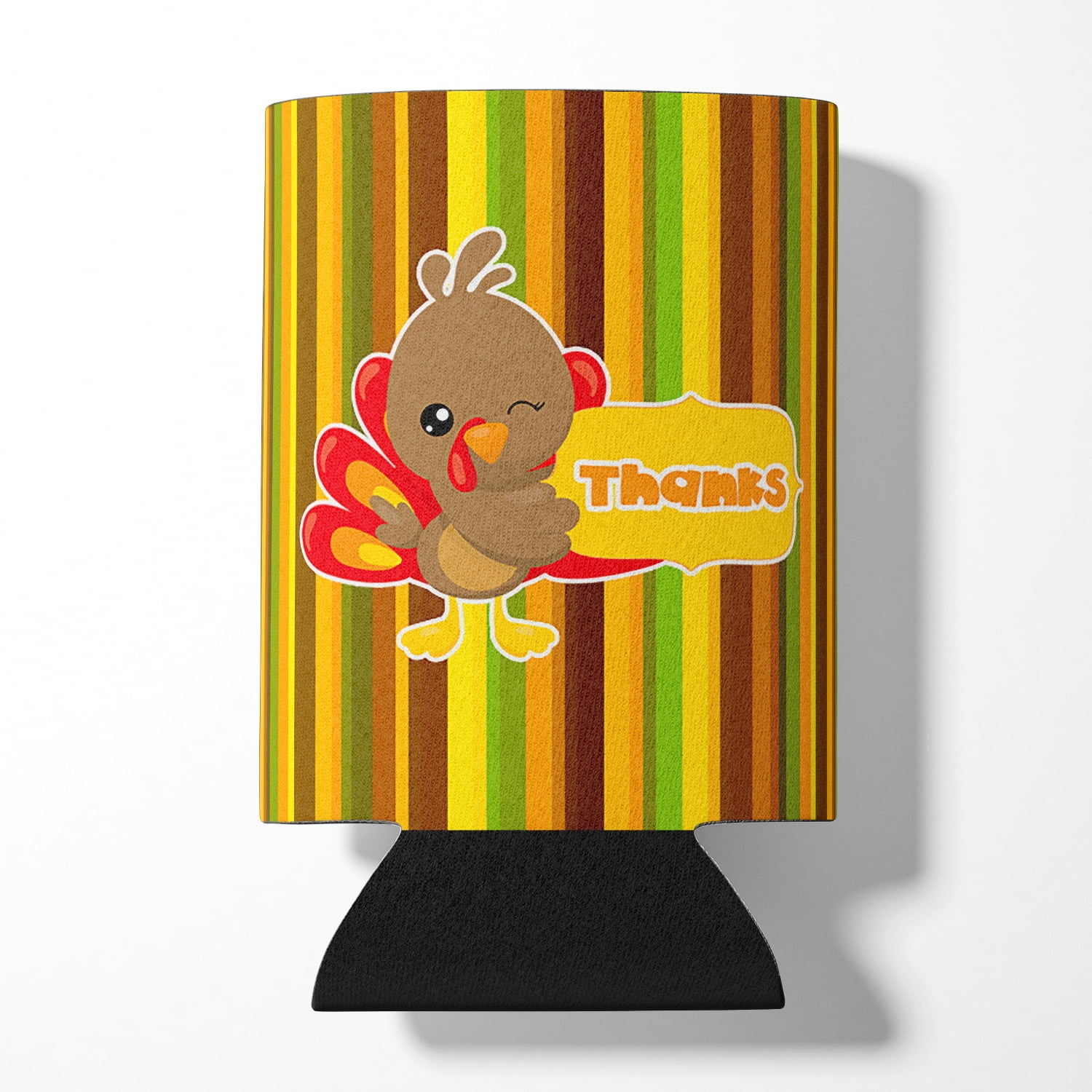Thanksgiving Turkey Thanks Can or Bottle Hugger