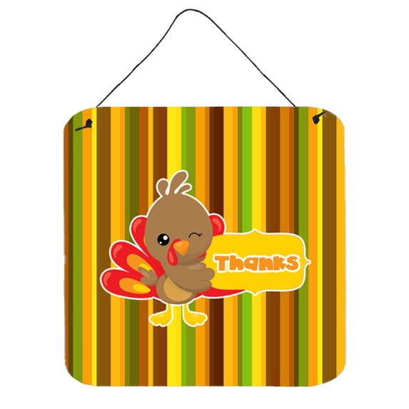 Thanksgiving Turkey Thanks Wall or Door Hanging Prints