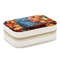 thumbnail image 1 of Thanksgiving Turkey Velvet Portable Earring Organizer with Removable Compartment - Gift Jewelry Box/Jewelry Boxes - Jewelry Display, 1 of 7