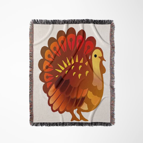 Thanksgiving Turkey, Woven Blanket