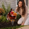 thumbnail image 1 of Thanksgiving Turkey Yard Decor, Fall Garden Stakes with Pumpkins, Weatherproof Turkey Outdoor Decorations for Home, Thanksgiving Holiday Garden Accessories, 1 of 7