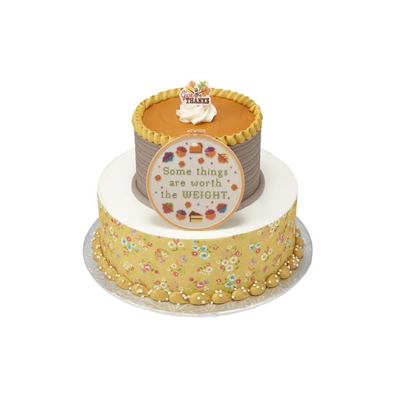 Thanksgiving Two Tier Cake