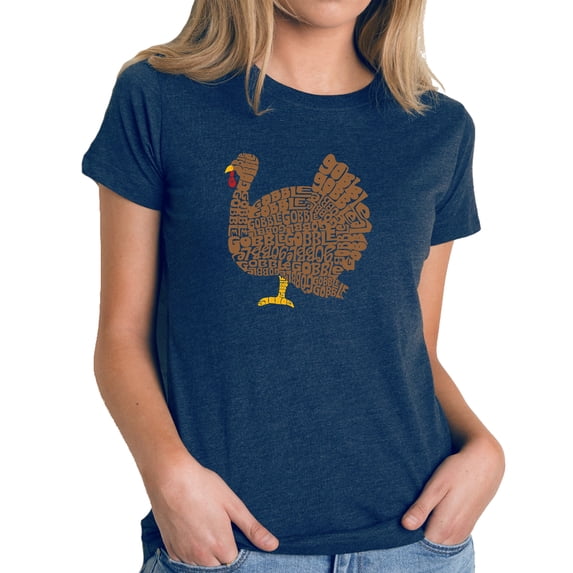 Thanksgiving - Women's Premium Blend Word Art T-Shirt