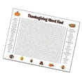thumbnail image 1 of Thanksgiving Word Search Posters Wall Crossword Puzzle Game Fun Holiday Party Game Classroom Parties Favor Supplies, 1 of 8