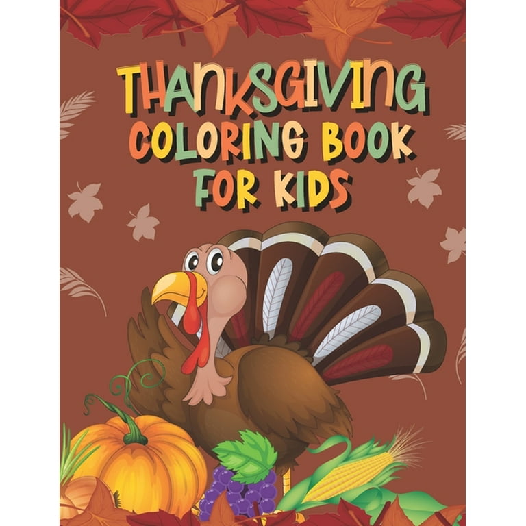 Great Choice Products 32Pcs Thanksgiving Coloring Books Kids - Thanksgiving  Coloring Book For Kids Indoor Activities At Home Party Favors Gift…