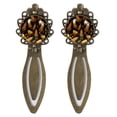 thumbnail image 1 of Thanksgiving corn Book Markers: Vintage Copper-Colored Lace Bookmarks - Stainless Steel Reading Accessories for Book Lovers, 1 of 1