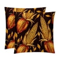 thumbnail image 1 of Thanksgiving corn Set of 2 - Chair Pillow Covers with Unique Patterns - Throw Pillow Inserts Included, Available in 16x16, 18x18, 20x20 Inches - Ideal for Home Decor,and Gifts, 1 of 6