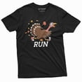 thumbnail image 1 of Thanksgiving funny shirt turkey running t-shirt run funny Thanksgiving dinner tee shirt, 1 of 7