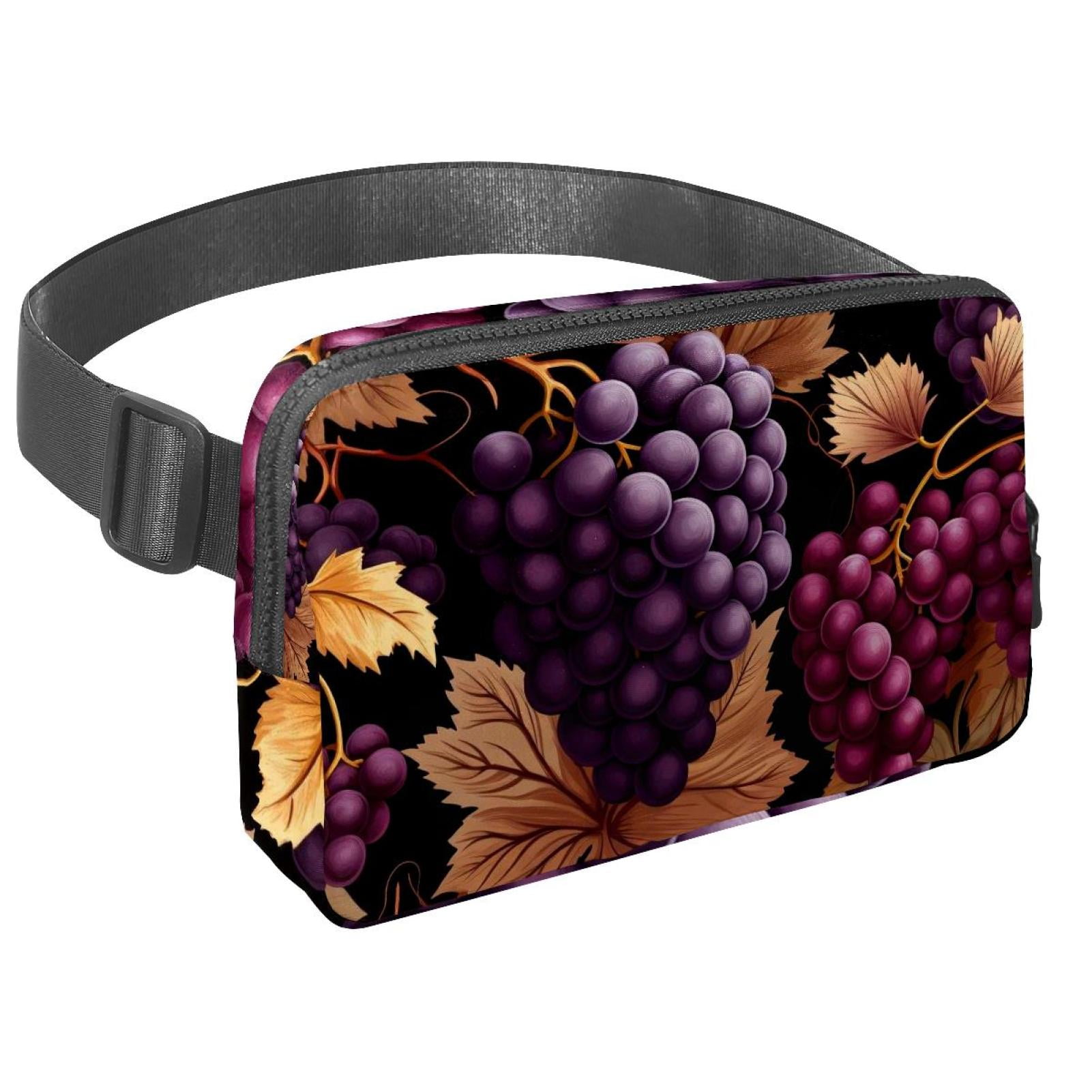 Thanksgiving grapes Lightweight Adjustable Waist Pack with Extension Strap - Unisex Fanny Pack, Belt Bag, Cross Body Bag