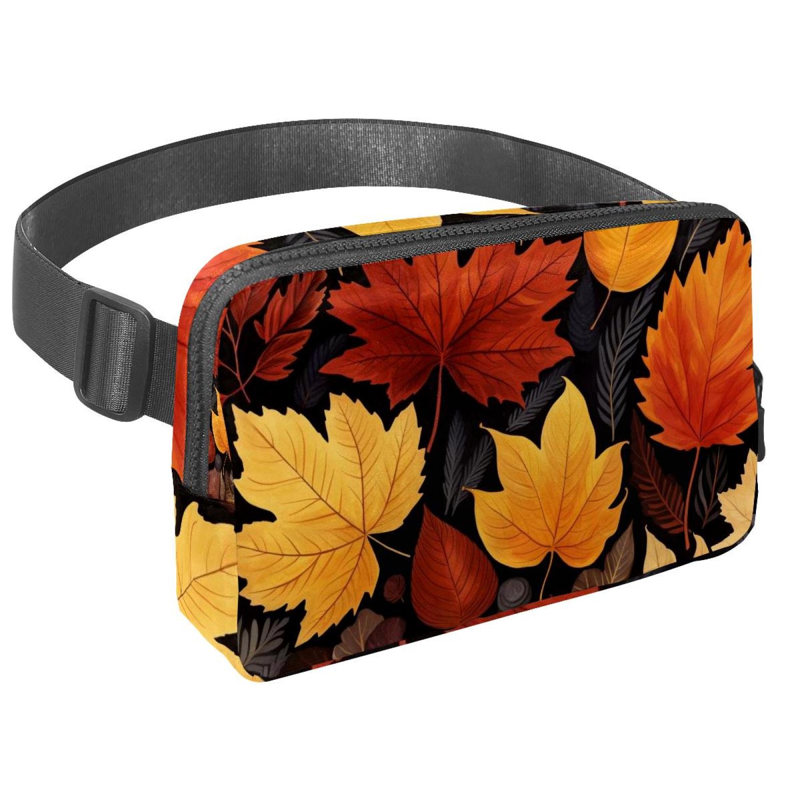Thanksgiving leaves Waist Pack Running Belt Fanny Packs Lightweight Adjustable with Extension Strap Unisex