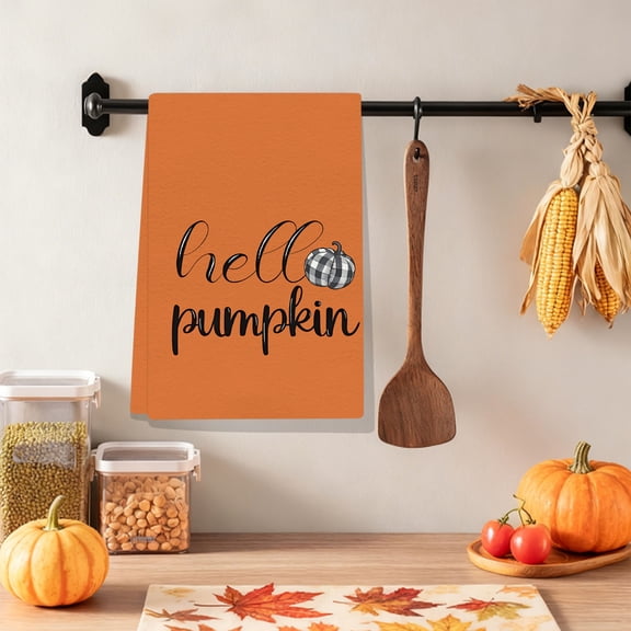 Thanksgiving-themed Towels Kitchen Dishcloths Holiday Decorations Ambiance Accessories Ornamento de decoración diaria