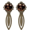 thumbnail image 1 of Thanksgiving turkey Book Marks and Bookmarks Set: Vintage Copper-Colored Lace Stainless Steel Accessories, Ideal Gifts for Readers and Book Lovers, 1 of 5
