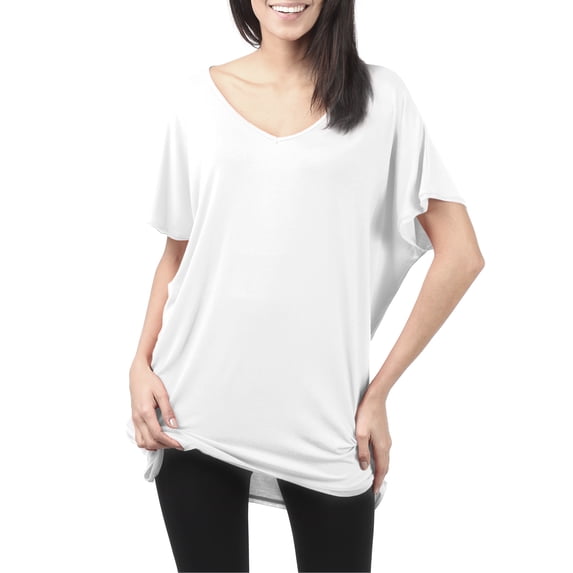 Thanth Women's Loose Fit Tunic Tops and Long Shirts with Plus Size