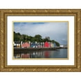 thumbnail image 1 of Tharp, Brenda 32x23 Gold Ornate Wood Framed with Double Matting Museum Art Print Titled - Scotland Tobermory-Isle of Mull, 1 of 4