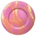 thumbnail image 1 of Red Pomegranate 3625-9 Thassos Charger Plate, Blush & Gold, 1 of 3