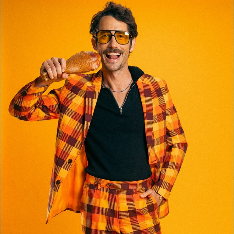 That 70s Suit Shinesty Thanksgiving Plaid Suit US Jacket 40