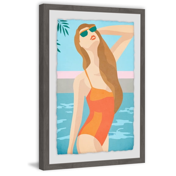 That Awesome Feeling Framed Painting Art Print