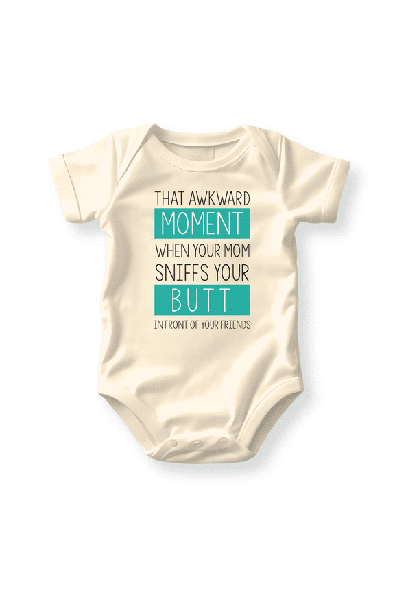 That Awkward Moment Baby Bodysuit, Newborn Outfit, Baby Clothes, Gift&nbsp;for&nbsp;Children 6-9m Natural