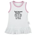 thumbnail image 1 of That Awkward Moment Funny Dresses For Baby, Newborn Babies Skirts, Infant Princess Dress, 0-24M Kids Graphic Clothes (White Sleeveless Dresses, 12-18 Months), 1 of 4