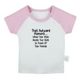 thumbnail image 1 of That Awkward Moment Funny T shirt For Baby, Newborn Babies T-shirts, Infant Tops, 0-24M Kids Graphic Tees Clothing (Short Pink Raglan T-shirt, 12-18 Months), 1 of 4