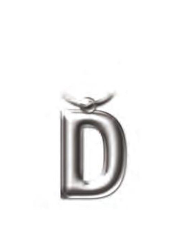 That Company Called If 2204 Solid Metal Initial Keyring - D