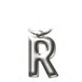 thumbnail image 1 of That Company Called If 2217 Solid Metal Initial Keyring - R, 1 of 1