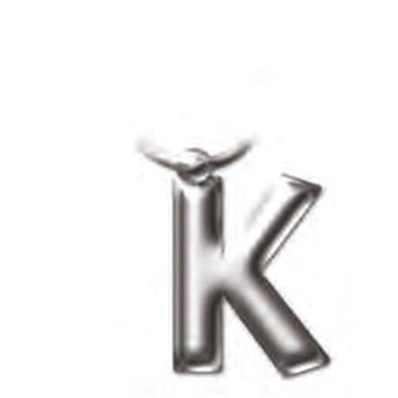 That Company Called If Solid Metal Initial Keyring - K