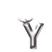 That Company Called If Solid Metal Initial Keyring - Y