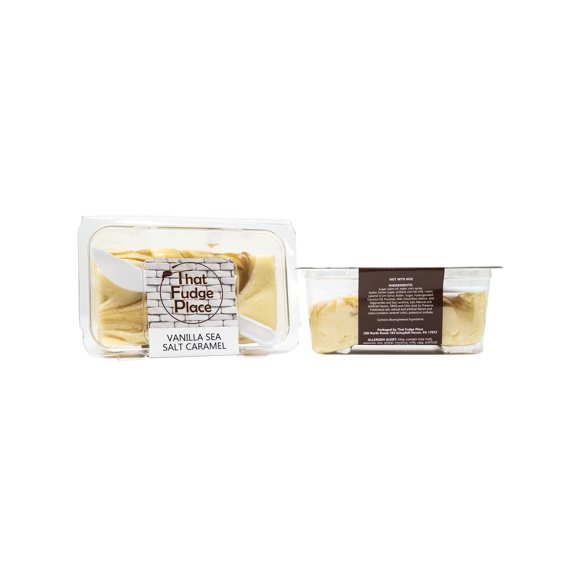 That Fudge Place Vanilla Sea Salt Caramel Fudge, 2-Pack 8 oz. Containers