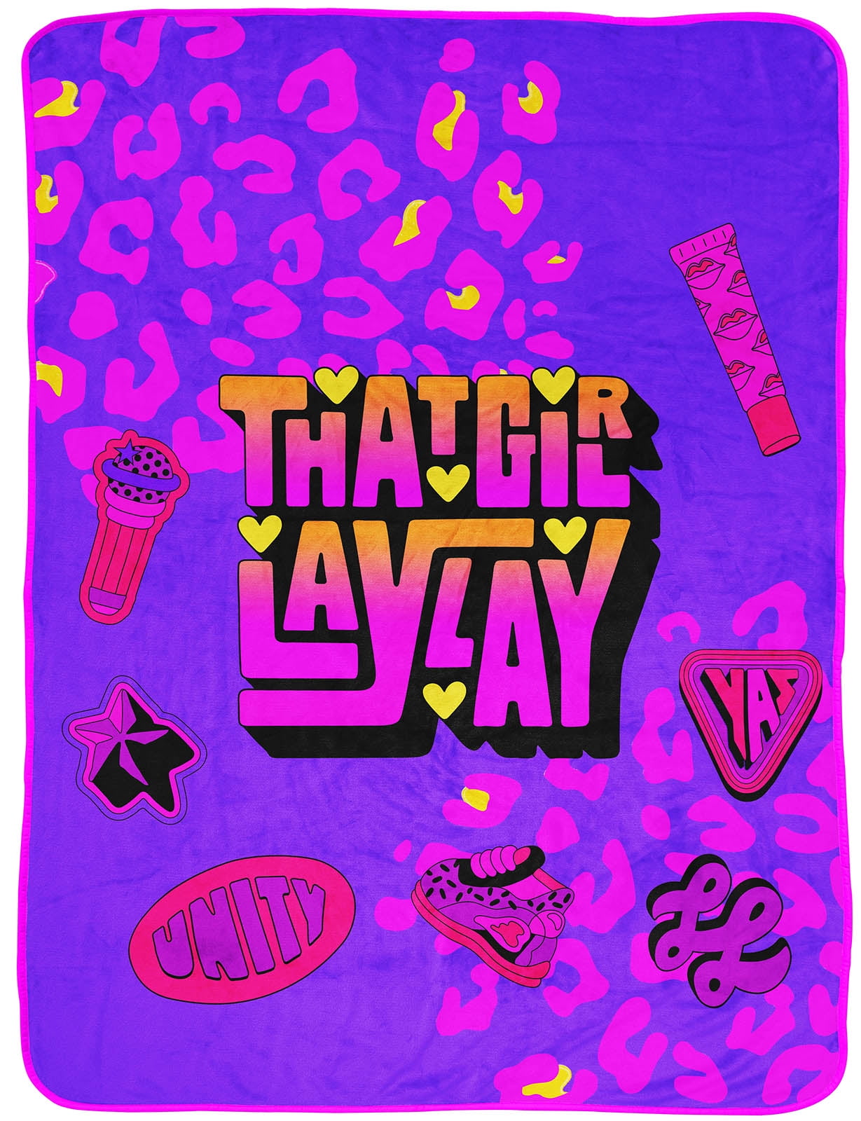 That Girl Lay Lay 46 x 60 inch Kids Throw Blanket, 100 Microfiber
