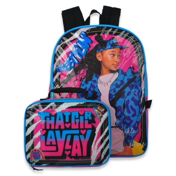That Girl Lay Lay Girls' 2-Piece Backpack & Lunchbox Set - pink/multi, one size